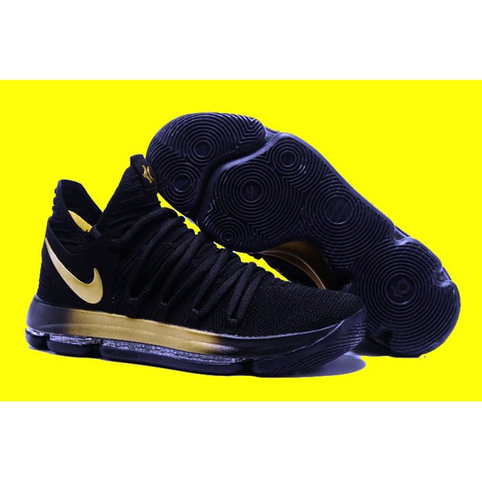 Termurah  Sepatu Basket Nike KD 10 Black Gold  Berkualitas