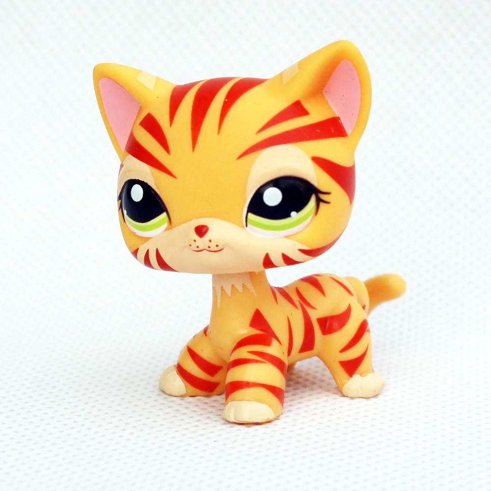 Real Pet Shop Lps Toys Collections Standing Short Hair Cat White