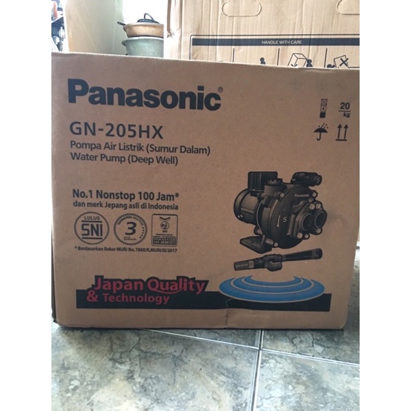 Pompa Air Listrik Sumur Dalam Panasonic GN-205HX Semi Jet Pump / GN205 GN 205 HX