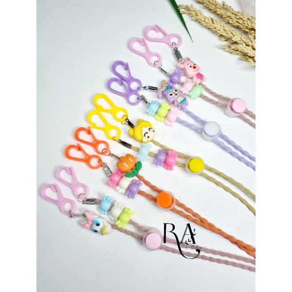 strap masker gembul hijab 2in 1 kalung tali masker 2in 1