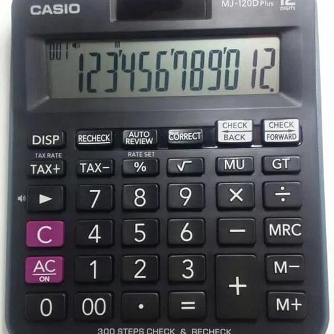 

[COD] CASIO MJ-120D CHECK & CORRECT KALKULATOR BERMUTU Kode 101