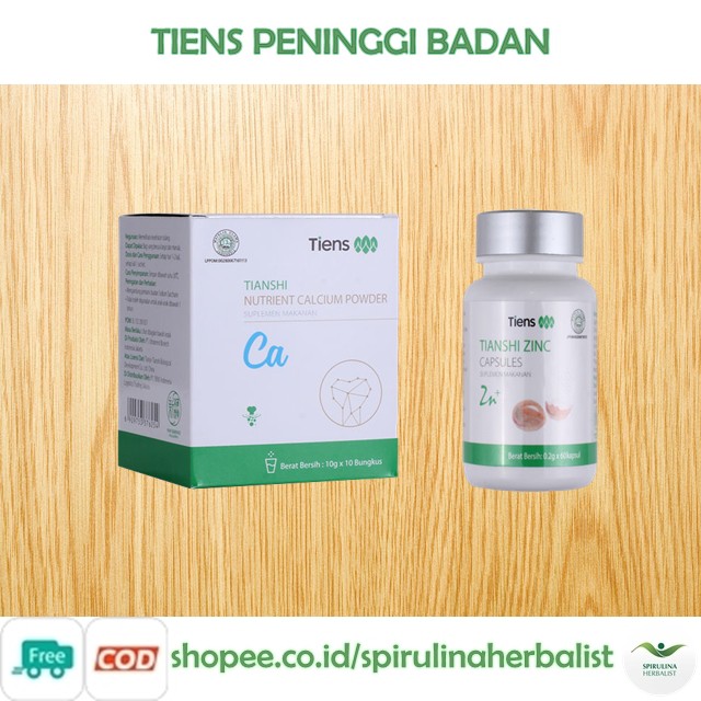 

PENINGGI BADAN TIENS ORIGINAL ASLI MURAH SUSU NHCP ZINC KAPSUL ECERAN (TIANSHI NUTRIENT CALCIUM POWD