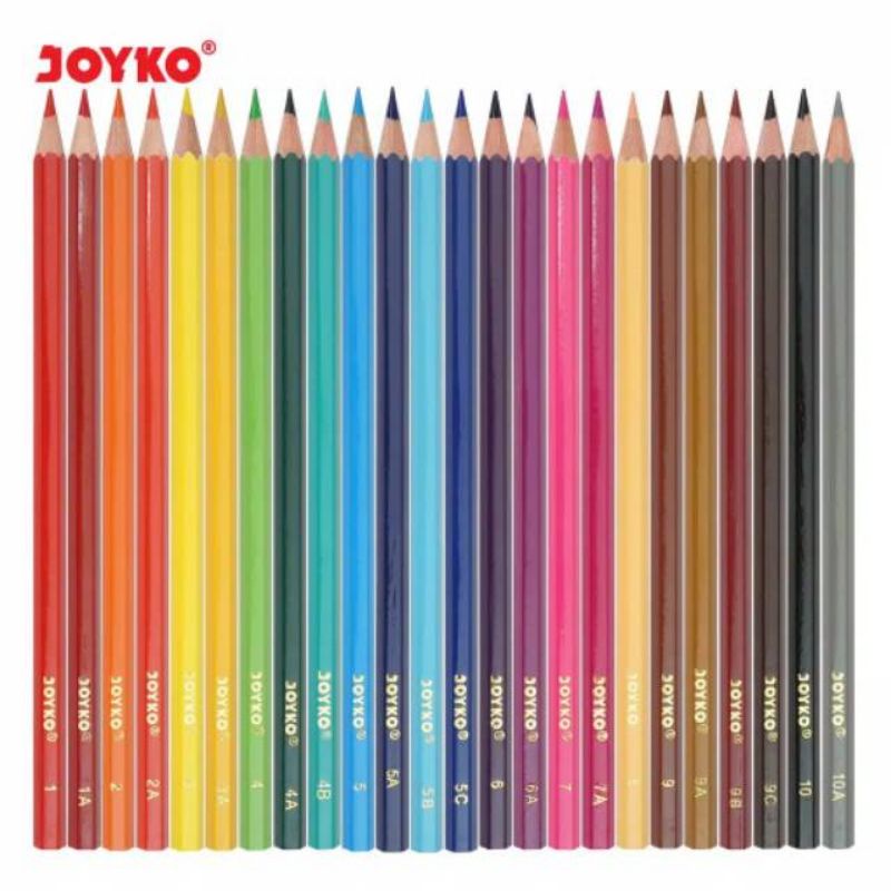 

PENSIL 24 WARNA PANJANG JOYKO CP 101