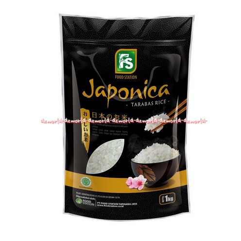 Japonica Tarabas Rice Food Station 1Kg Beras Jepang Pulen Japaness Rice Japponica Japoinica