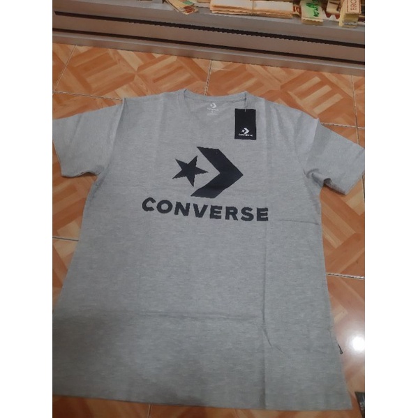 Kaos Converse CONSTAR CHEVRONE TEE Grey Man