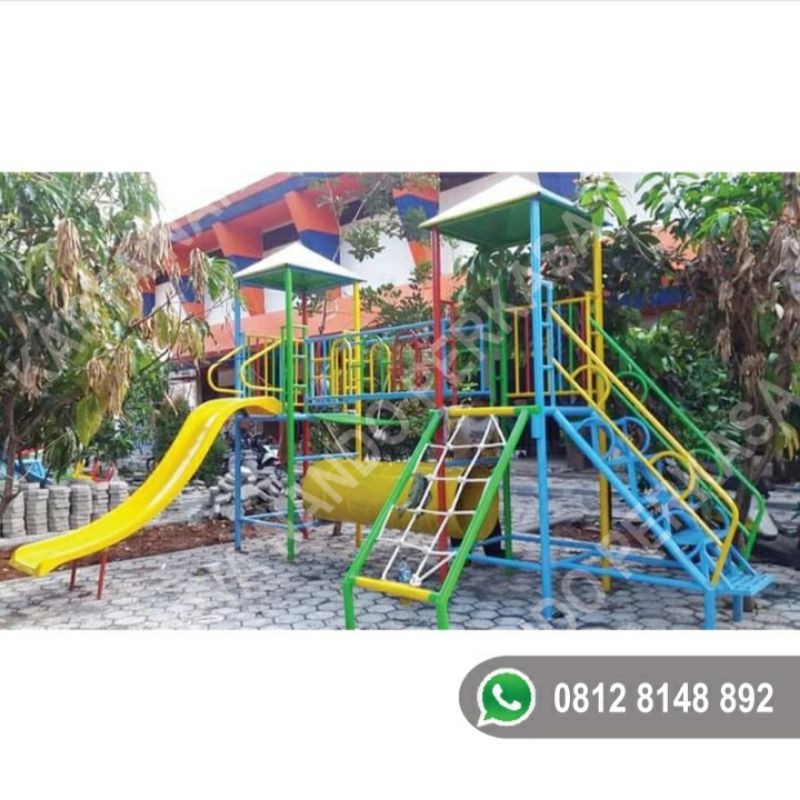 playground rumah outbond mainan anak prosotan fiber