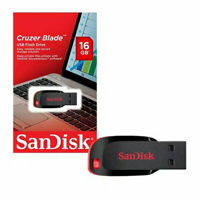 FLASHDISK sandisk cruzer blade 8GB/16GB/32GB/64GB/128GB/usb flasdisk sandisk original GARANSI RESMI/