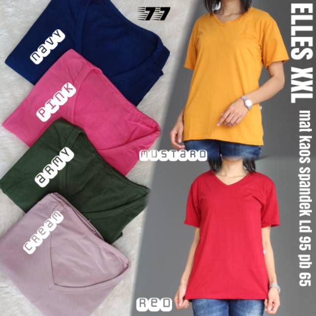 Elesa kaos spandek xxL