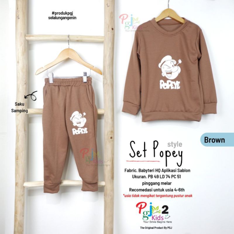 Set popey by Pgj 2 kids