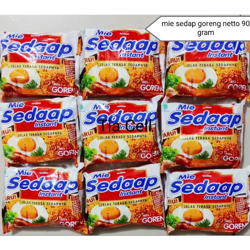 

mie sedap goreng original/mie sedap rasa ayam bawang/ mie sedap rasa kari special/ mie sedap rasa soto