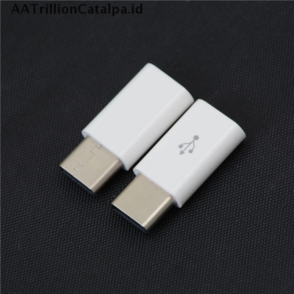5pcs Adapter Konverter Konektor USB Tipe C Male Ke Micro USB 3.1