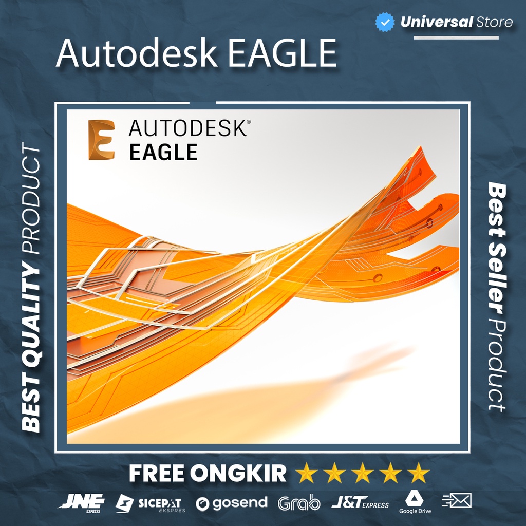 Jual Program Autodesk Eagle For Pcb Design 9 Auto Desk Premium Full