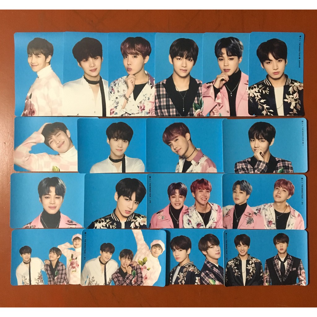 BTS 2017 The Wings Tour TWT Official Goods Merch MD - Sticker Set
