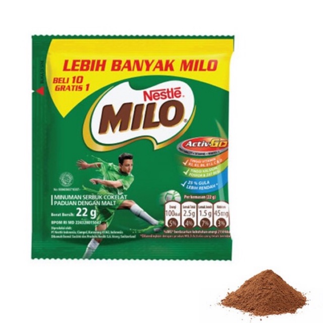 Nestle Milo Active-Go Renteng 11 Sachet x 22gr