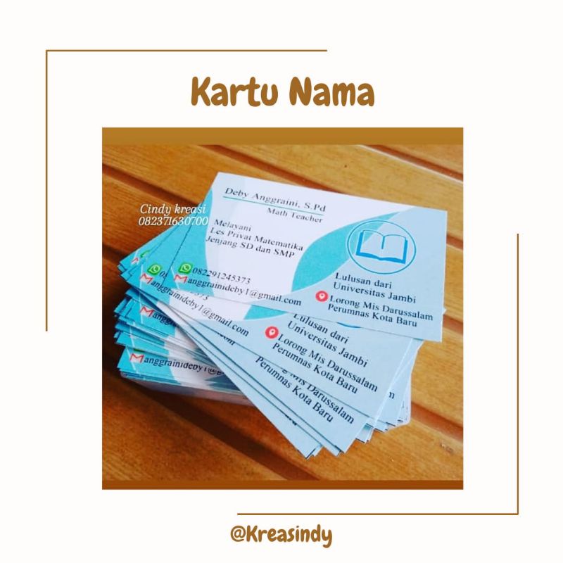

KARTU NAMA CUSTOM TERMURAH