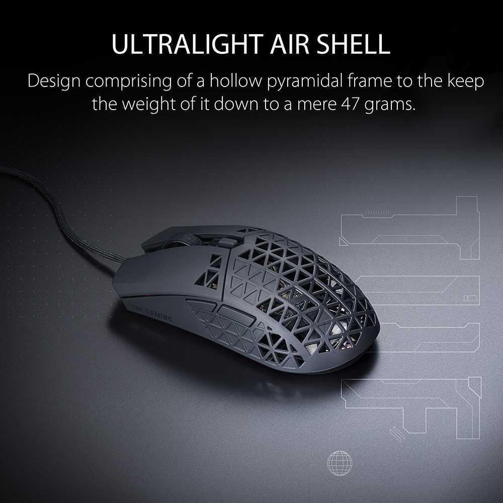 ASUS TUF GAMING M4 AIR | Lightweight Wired Gaming Mouse