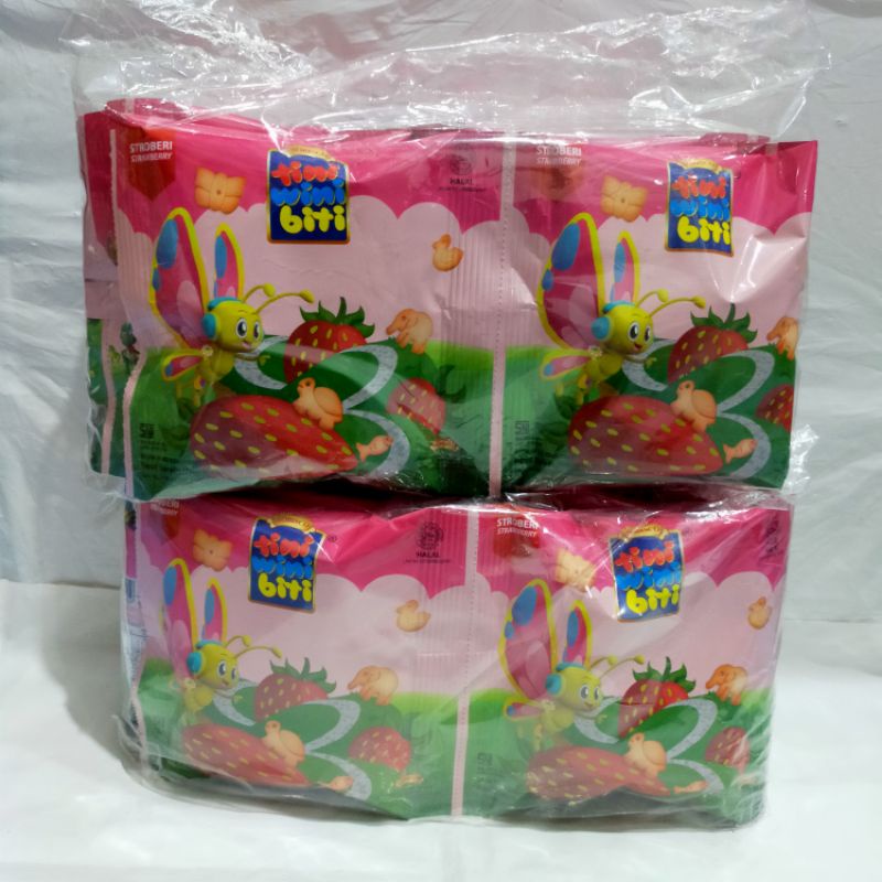 

Tini Wini Biti rasa Stroberi/Jagung Manis/Cokelat/manis/pizza renteng isi 10