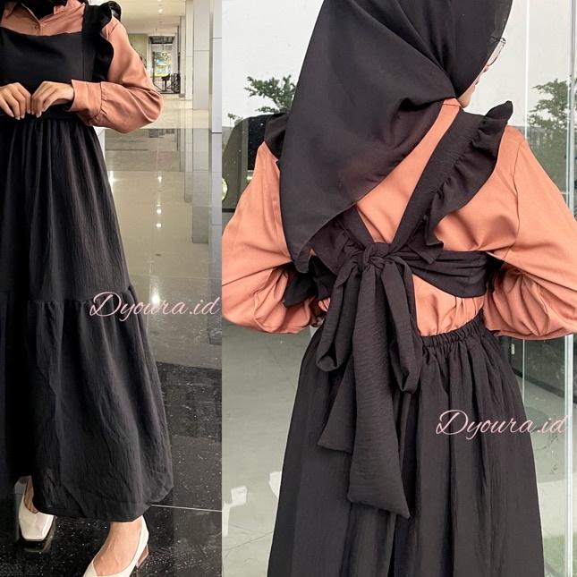 ♝ one set vest PREMIUM/ setelan wanita / one set reina span/ set yola polos /overall belakang pita b