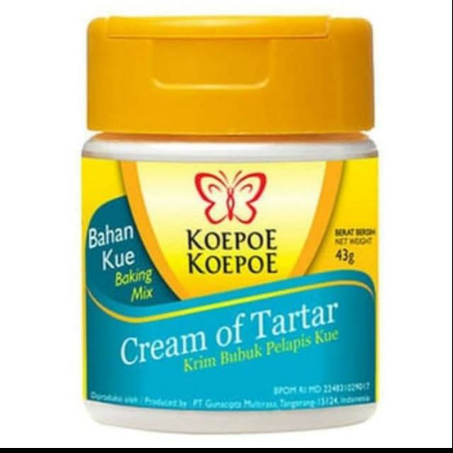 

Cream of Tartar Koepoe Koepoe