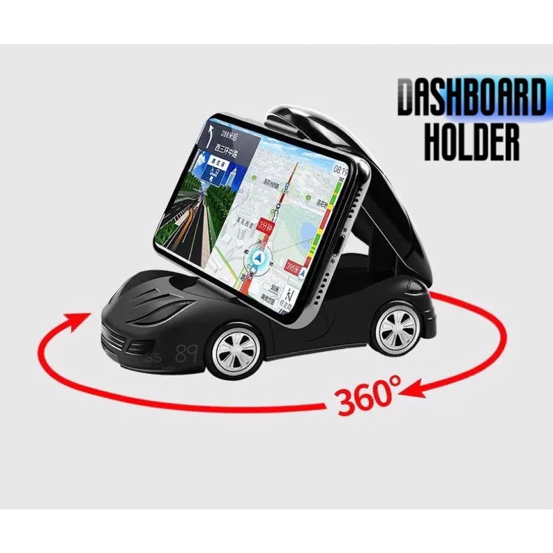 Holder hp dashboard mobil universal jepit 360 derajat car holder mobil bisa dijadikan sebagai pajangan mobil