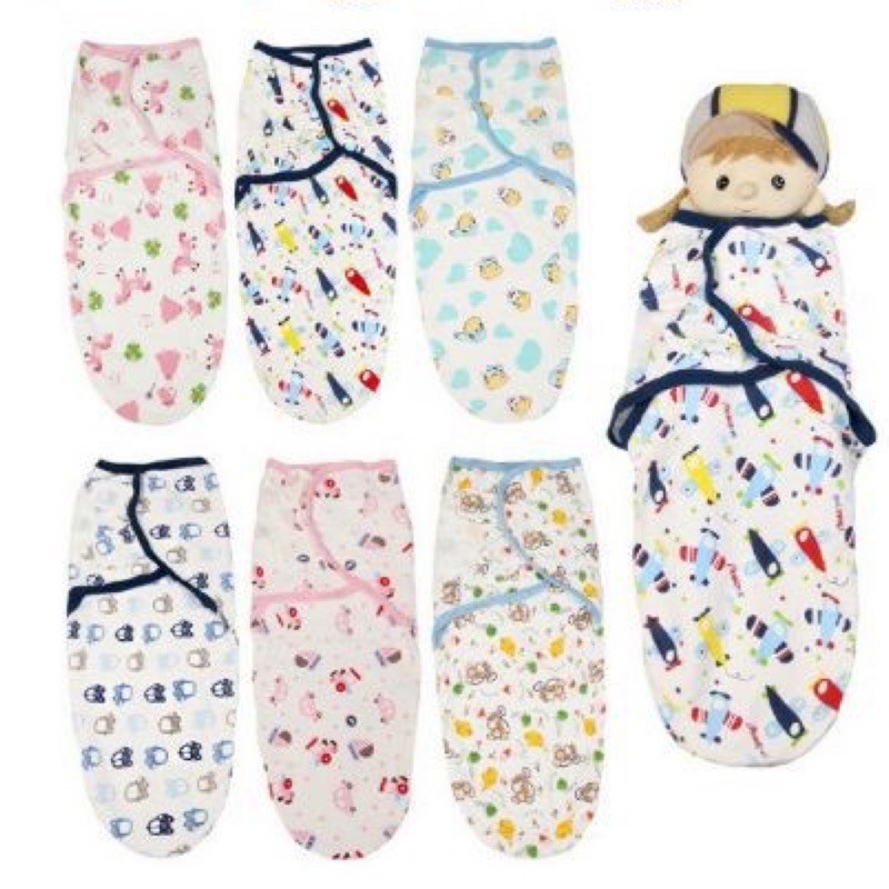 Bedong Instan Swaddle / Bedong Instant dengan perekat