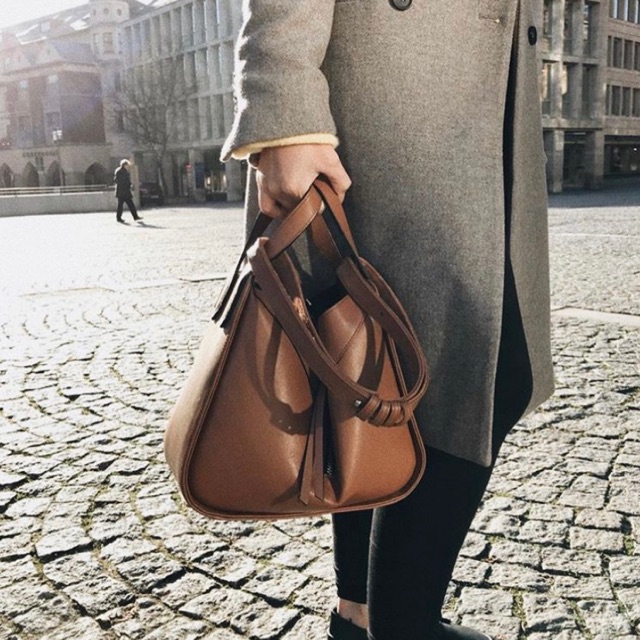 Zilia Leather Bag (Loewe Hammock)