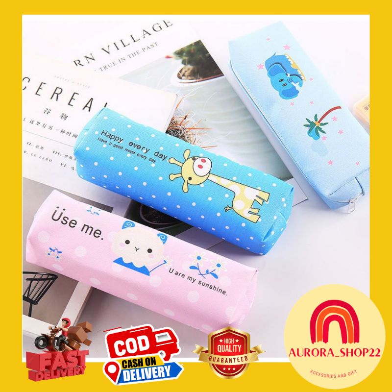 [COD] Kotak Tempat Pensil / Kotak Pensil / Tempat Pensil / Pensil Case Import Karakter Hewan Lucu Cute