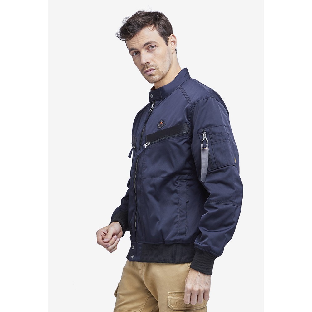 Jaket Bomber Asli MGee 3451C Outerwear Cross 016 Black