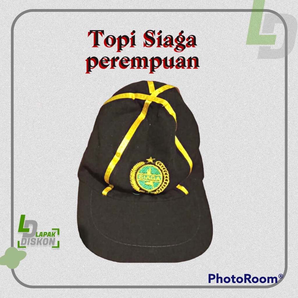 Topi pramuka Siaga / topi siaga perempuan / perlengkapan pramuka / topi pramuka