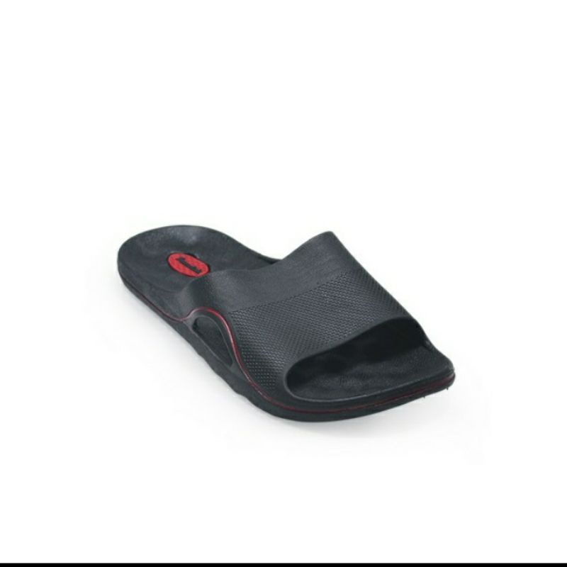 Sandal Sandal Pria Slip On Oracle Black No.5 7 8