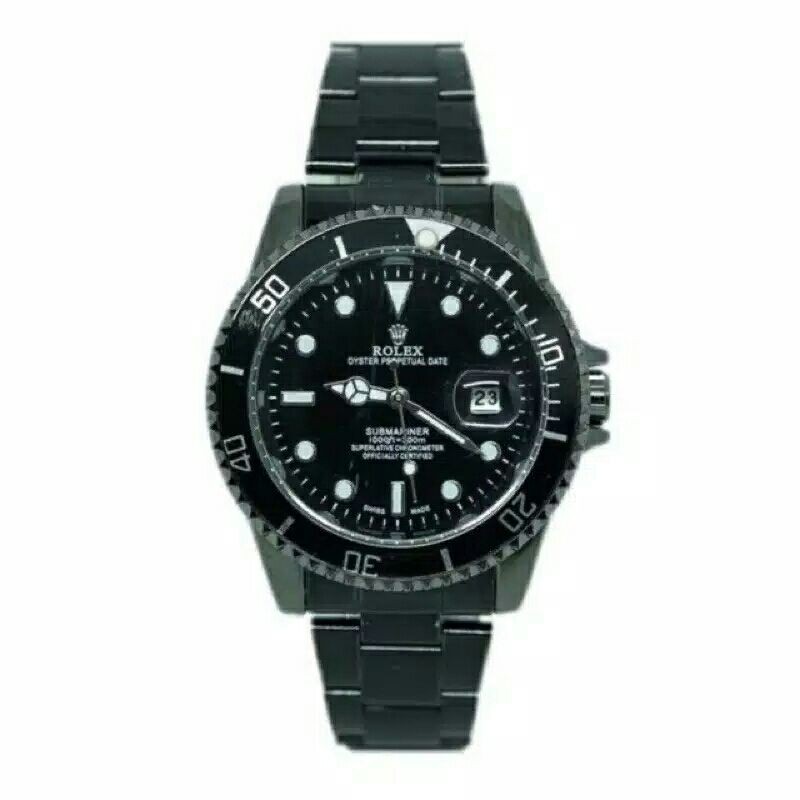 Jam Tangan Pria Rolex Tanggal Hitam