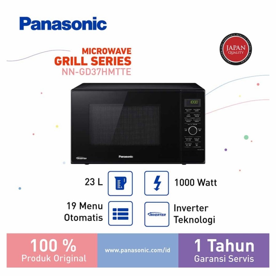 PANASONIC NN-GD37HBTTE Microwave Grill Inverter Combination NNGD37