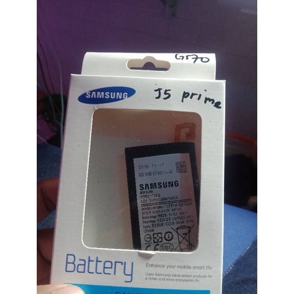 baterai original Samsung J5 prime