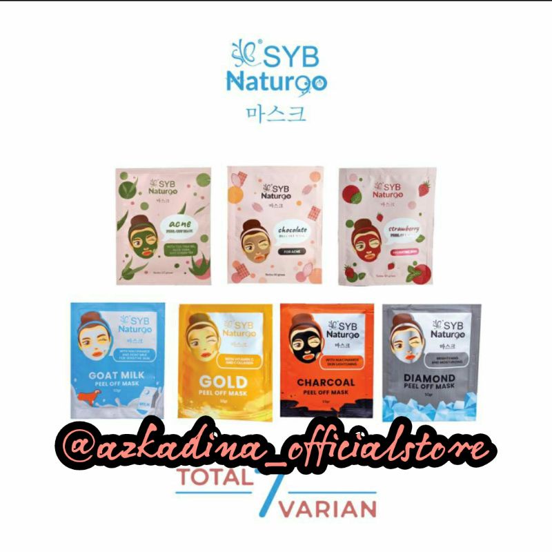 SYB Naturgo Peel Off Mask | Masker Wajah SYB 10gr
