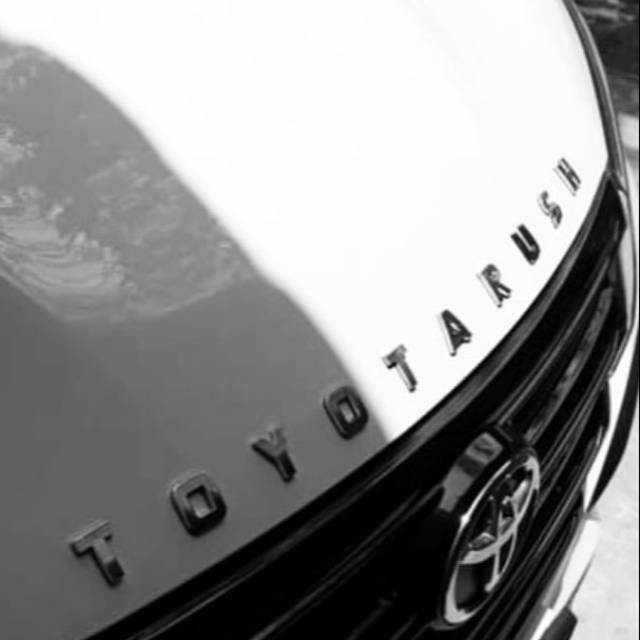 Emblem nama huruf angka untuk kap depan bagasi belakang exterior mobil tangki motor helm laci loker 