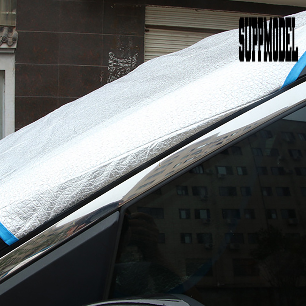 Cover Pelindung Kaca Depan Mobil Anti UV Bahan Aluminum Film