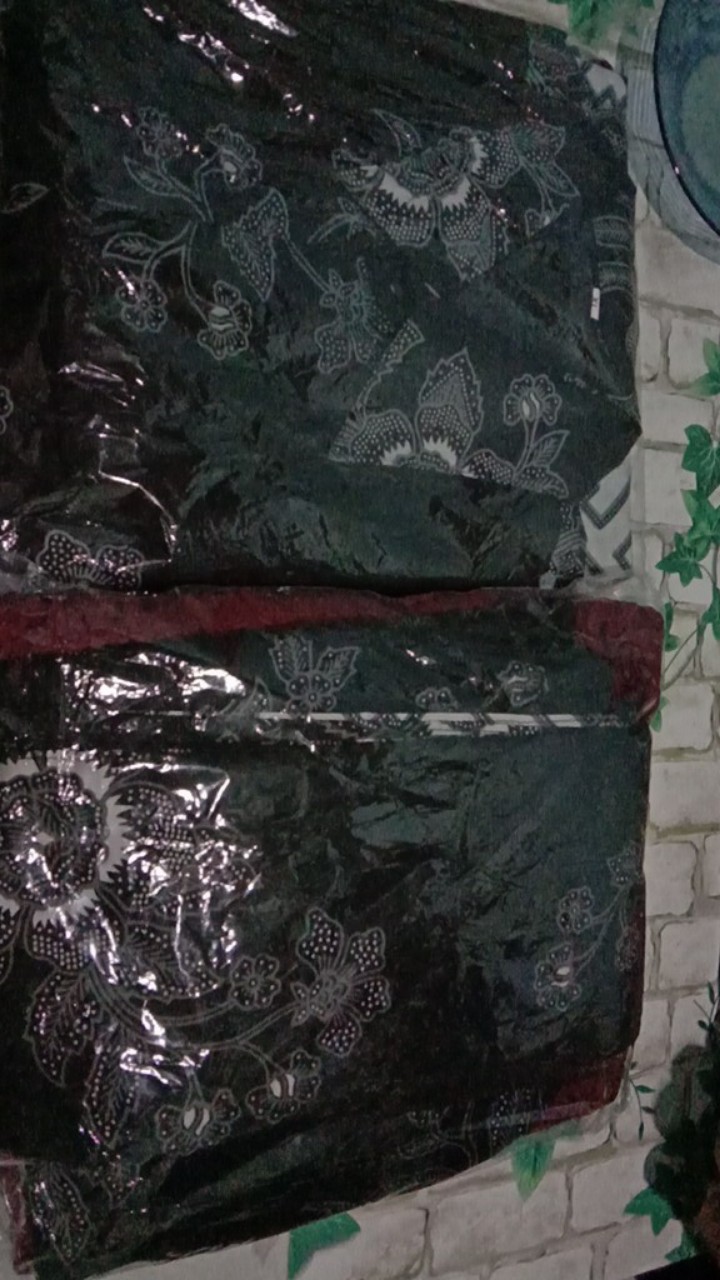 [termurah + Brokat Halus] Couple Batik Ori Hazanda Brokat Pager Bunga Monaka Free Selendang