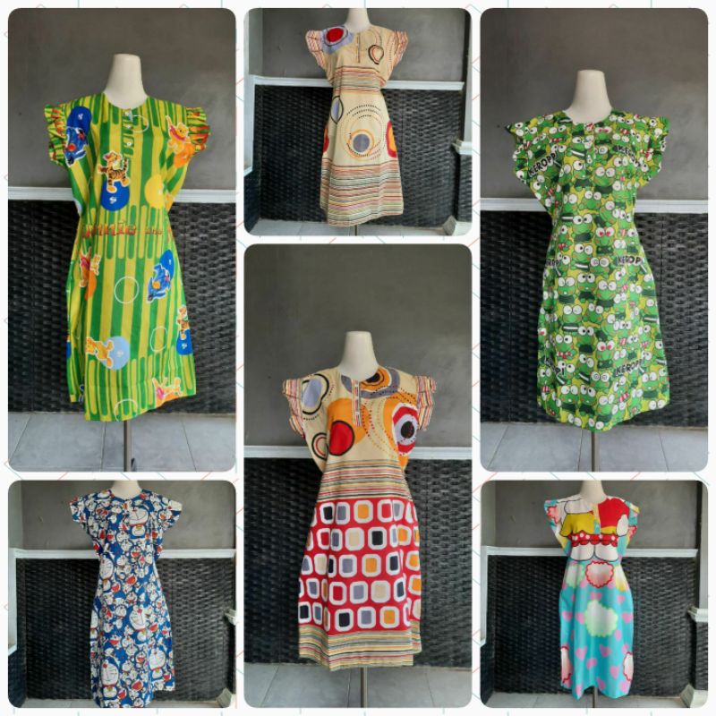 DASTER KARAKTER COD / DASTER BAHAN KATUN / Daster kekinian