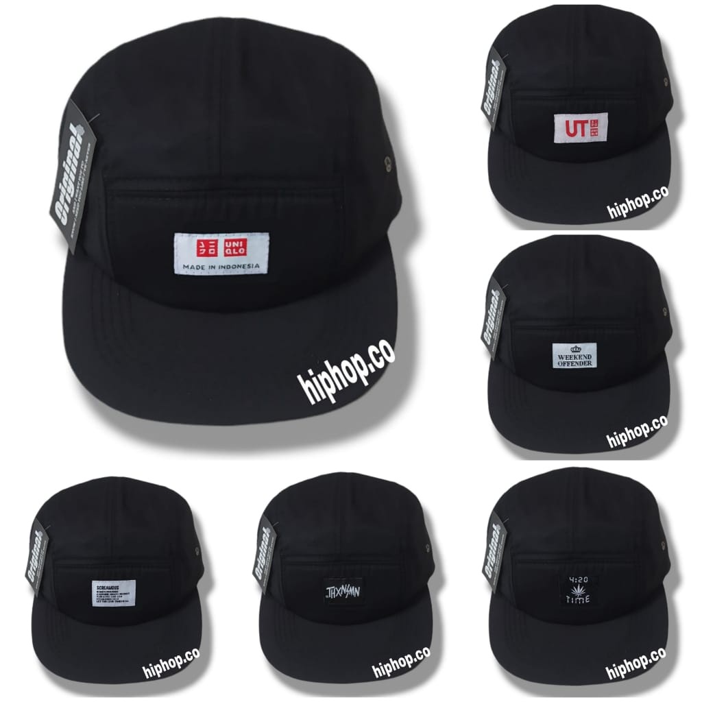 Topi 5 Panel , Topi distro Lima panel, Topi 5 Panel Distro