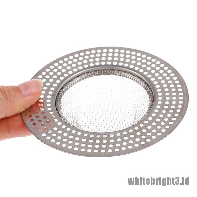 ❤White3 Warna Putih❤ Filter Kawat Penangkap Rambut Untuk Saluran Pembuangan Bathtub Shower Wastafel