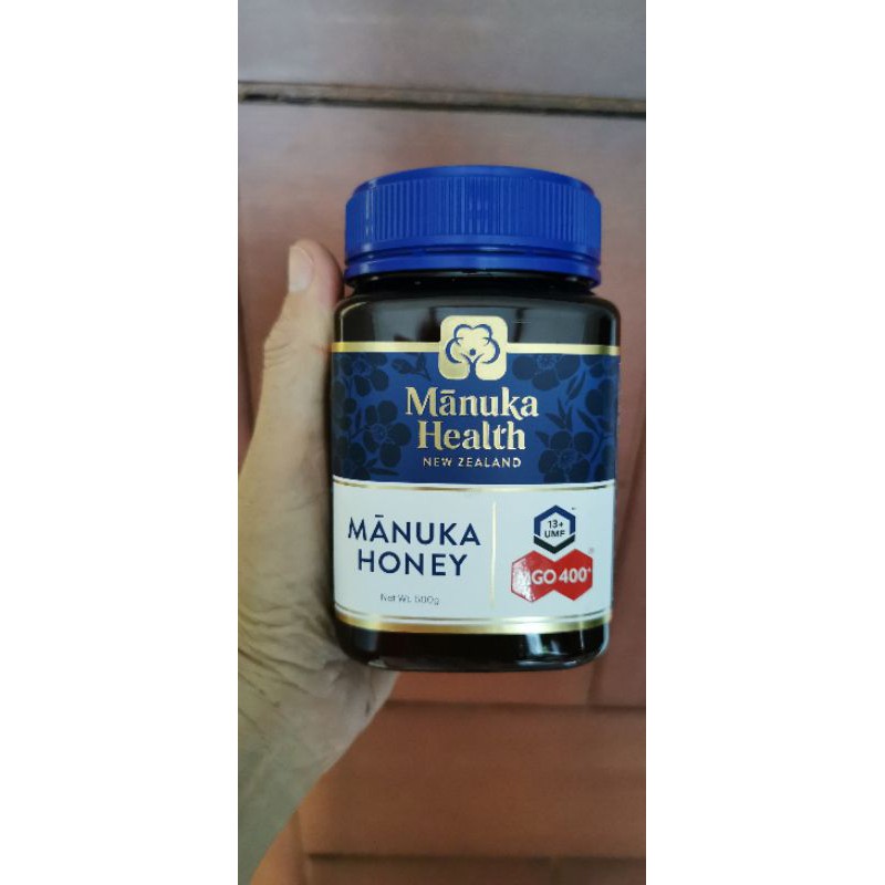 

Manuka Health MGO 400 + 500 gr - ORI New Zealand - Manuka Honey MGO400 New Label