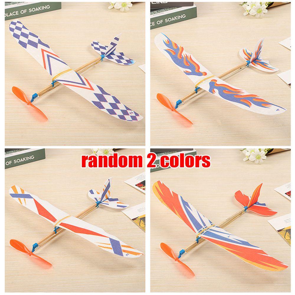 R-flower 2pcs / Set Mainan Edukasi Pesawat Terbang Glider Untuk Anak Power