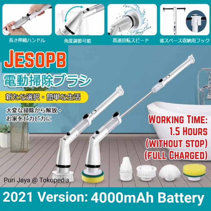 Sikat Elektrik Toilet WC Spin Scrubber Jesopb Good Papa CL99 Xiaomi - Jesopb 4000mAh Standar 4