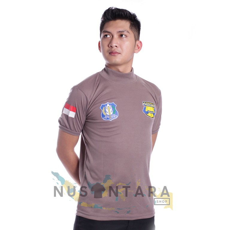 Kaos Satpam Baju Security Kerah Tinggi Gada Pratama Satpam Sekuriti Borgol Terbaru