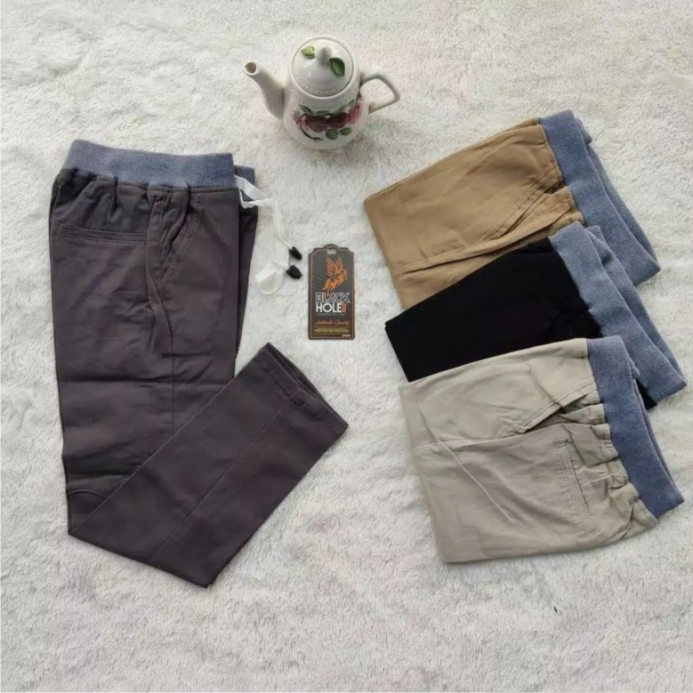 Celana Chino Chinos Cino Panjang Anak Laki Laki Cowo Bahan Melar Stretch Kolor Murah Import 2-11 Tahun