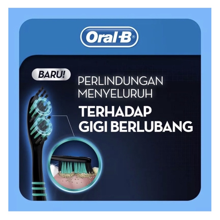 Sikat Gigi Oral-B Clean Black / Soft / Medium