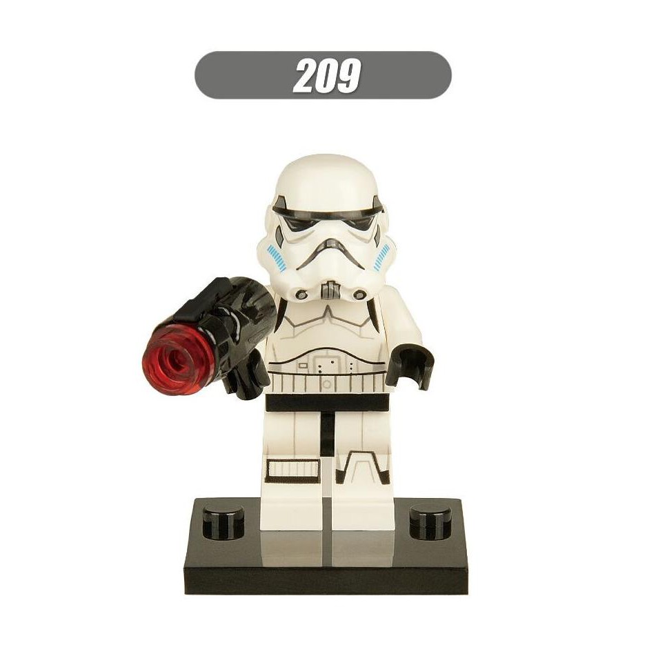 Unik Stormtrooper 209 Star Wars White Minifigure - Lego Bootleg Xinh Diskon
