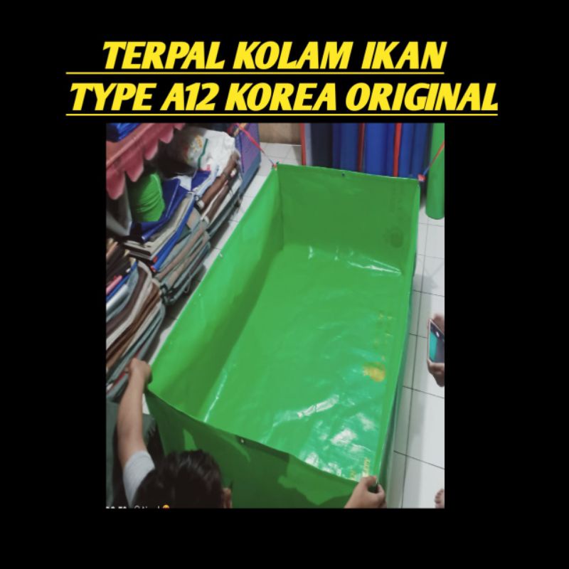 Terpal Kolam ikan ADA 8 ukuran  A12 KOREA ORIGINAL