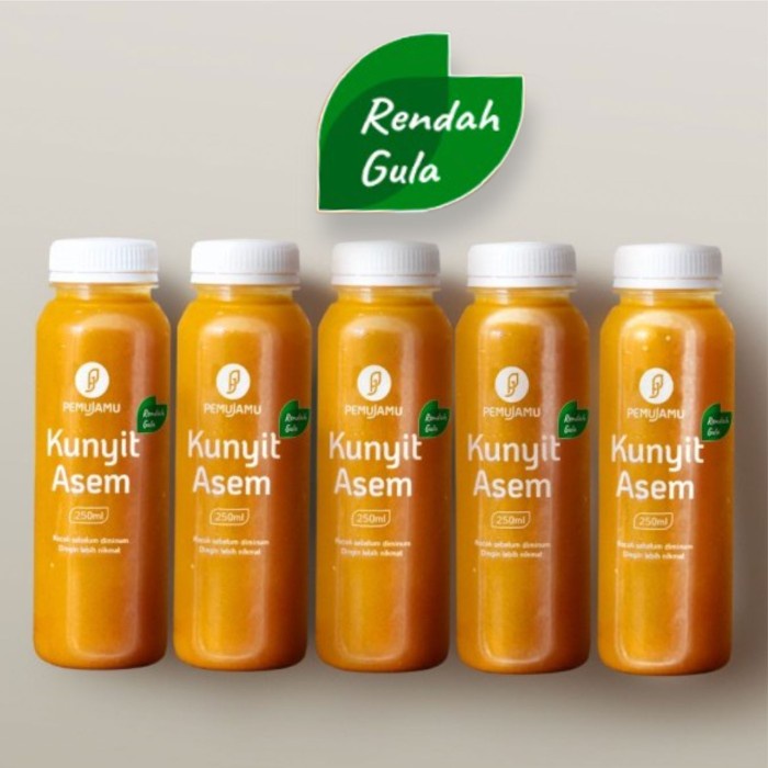 

Kunyit Asem Rendah Gula | Pemujamu Bundle Pack |250ml isi 5 (BERKUALITAS)