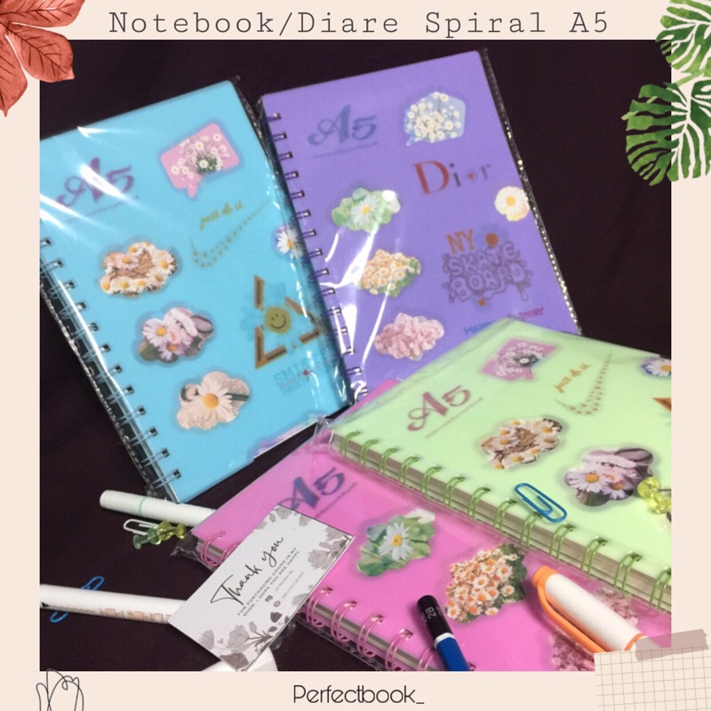 

Notebook Diare spiral A5